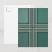 Carte Postale Tons verts (Devant / Derrière)