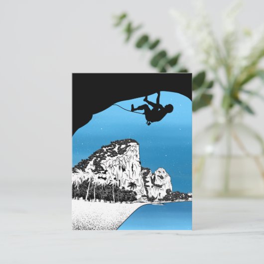 Carte Postale Tonsai Beach Escalade Thaïlande (Debout devant)