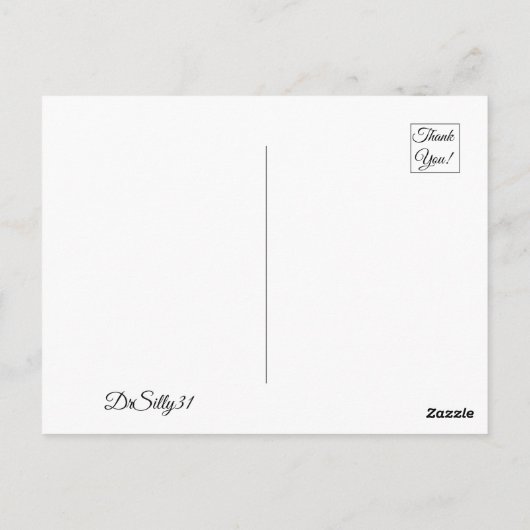 Carte Postale Tony (Dos)