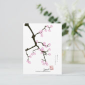 Carte Postale Tony Fernandes sakura chanceux 7 (Debout devant)