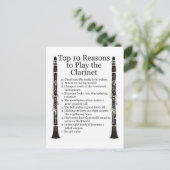 Carte Postale Top 10 de Clarinet (Debout devant)