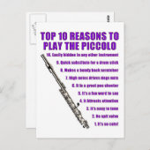 Carte Postale Top 10 Piccolo (Devant / Derrière)