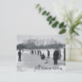 Carte Postale TOP Curling Old School (Debout devant)