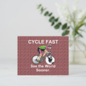 Carte Postale TOP Cycle Fast (Debout devant)