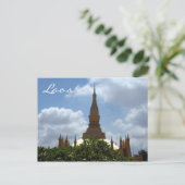 Carte Postale top golden stupa laos (Debout devant)
