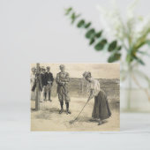 Carte Postale TOP Golf Girl (Debout devant)