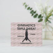 Carte Postale TOP Gymnastique triple menace (hommes) (Debout devant)