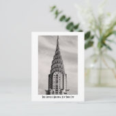 Carte Postale Top of the Chrysler Building NYC - B&W (Debout devant)