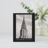 Carte Postale Top of the Chrysler Building NYC - B&W (Debout devant)