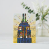 Carte Postale Top of the ESB Psychedelic NYC Style (Debout devant)