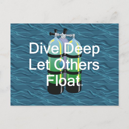 Carte Postale TOP Plongée sous-marine (Devant)