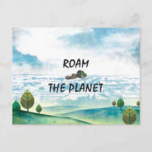 Carte Postale TOP Roam the Planet (Devant)