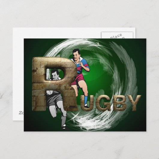 Carte Postale TOP Rugby (Devant / Derrière)
