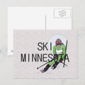 Carte Postale TOP Ski Minnesota (Devant / Derrière)