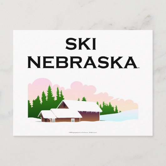 Carte Postale TOP Ski Nebraska (Devant)