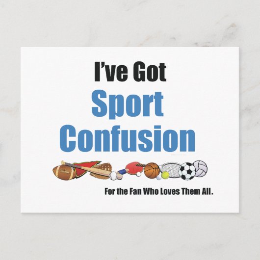 Carte Postale TOP Sport Confusion (Devant)