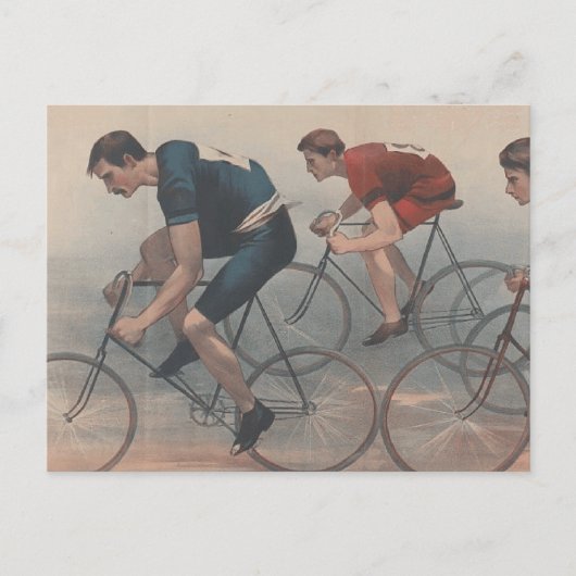 Carte Postale TOP Vélo Race (Devant)