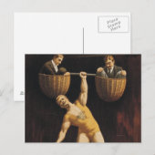 Carte Postale TOP Weighlifting Old School (Devant / Derrière)