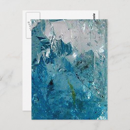 Carte Postale Topaz bleu (Devant / Derrière)