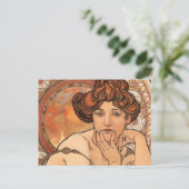 Carte Postale Topaz par Mucha (Debout devant)