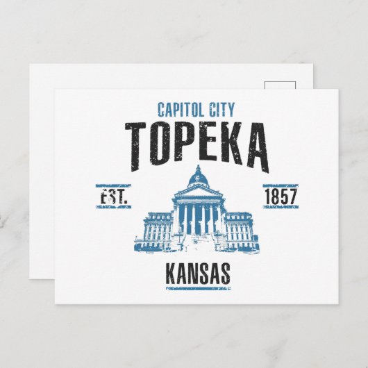 Carte Postale Topeka (Devant / Derrière)