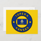 Carte Postale Topeka Kansas (Devant / Derrière)