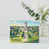 Carte Postale Topeka Kansas (Debout devant)
