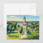 Carte Postale Topeka Kansas (Devant / Derrière)
