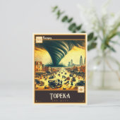 Carte Postale Topeka, Kansas | VINTAGE (Debout devant)