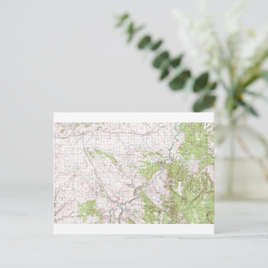 Carte Postale Topographic (Debout devant)