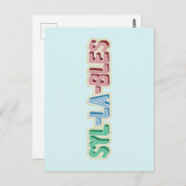 Carte Postale Topographie des syllabes (Devant / Derrière)