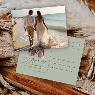 Carte Postale Topographie moderne Mariage photo complète Enregis