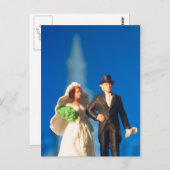 Carte Postale Topper de gâteau mariage (Devant / Derrière)