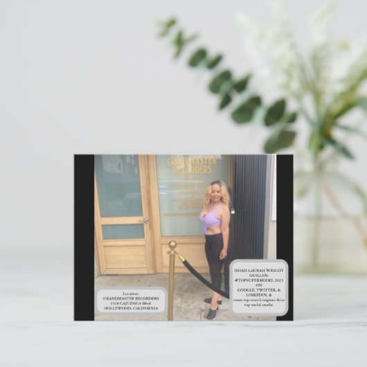 CARTE POSTALE #TOPSUPERMODEL2023 (Debout devant)