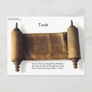 Carte Postale Torah "Si Pas Pour Moi" Citation Sagesse Cadeaux &