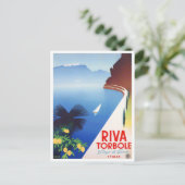 Carte Postale Torbole Garda Lake Italie voyage millésime (Debout devant)