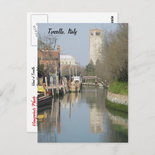 Carte Postale Torcello, Italie (Devant / Derrière)