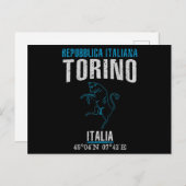 Carte Postale Torino (Devant / Derrière)