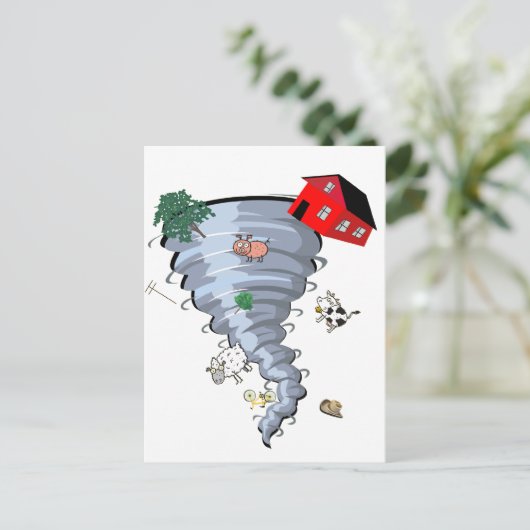 Carte Postale Tornade (Debout devant)