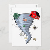 Carte Postale Tornade (Devant / Derrière)