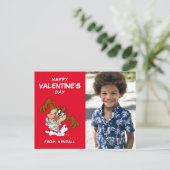 Carte Postale Tornade à bulles TAZ™ | Saint Valentin (Debout devant)