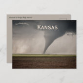 Carte Postale Tornade à Dodge City Kansas (Devant / Derrière)