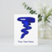 Carte Postale Tornade bleue (Debout devant)