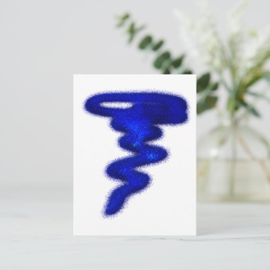 Carte Postale Tornade bleue (Debout devant)