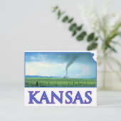 Carte Postale Tornade du Kansas (Debout devant)