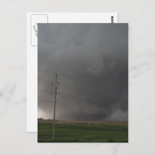 Carte Postale Tornade F4 (Devant / Derrière)