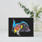 Carte Postale Tornade rouge émerge (Debout devant)