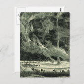 Carte Postale Tornade vintage (Devant / Derrière)