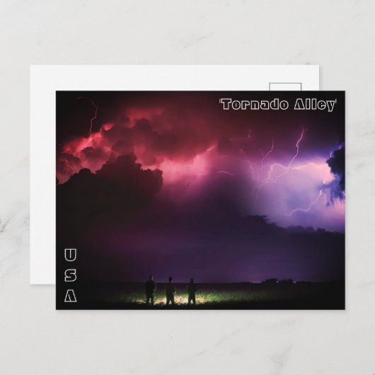 Carte Postale Tornado Alley ! (Devant / Derrière)