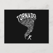 Carte Postale Tornado Tempête Chaser ouragan Vent Météo Cadeau (Devant)